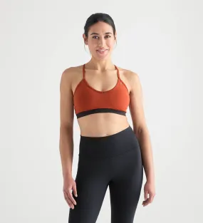 Matte V-Neck Sports Bra