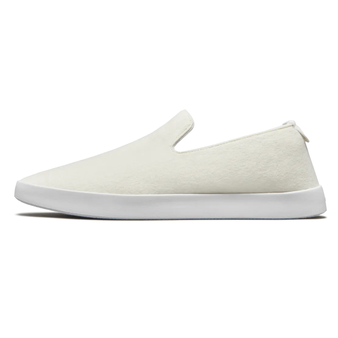 Men's Wool Loungers - Natural White (White Sole)