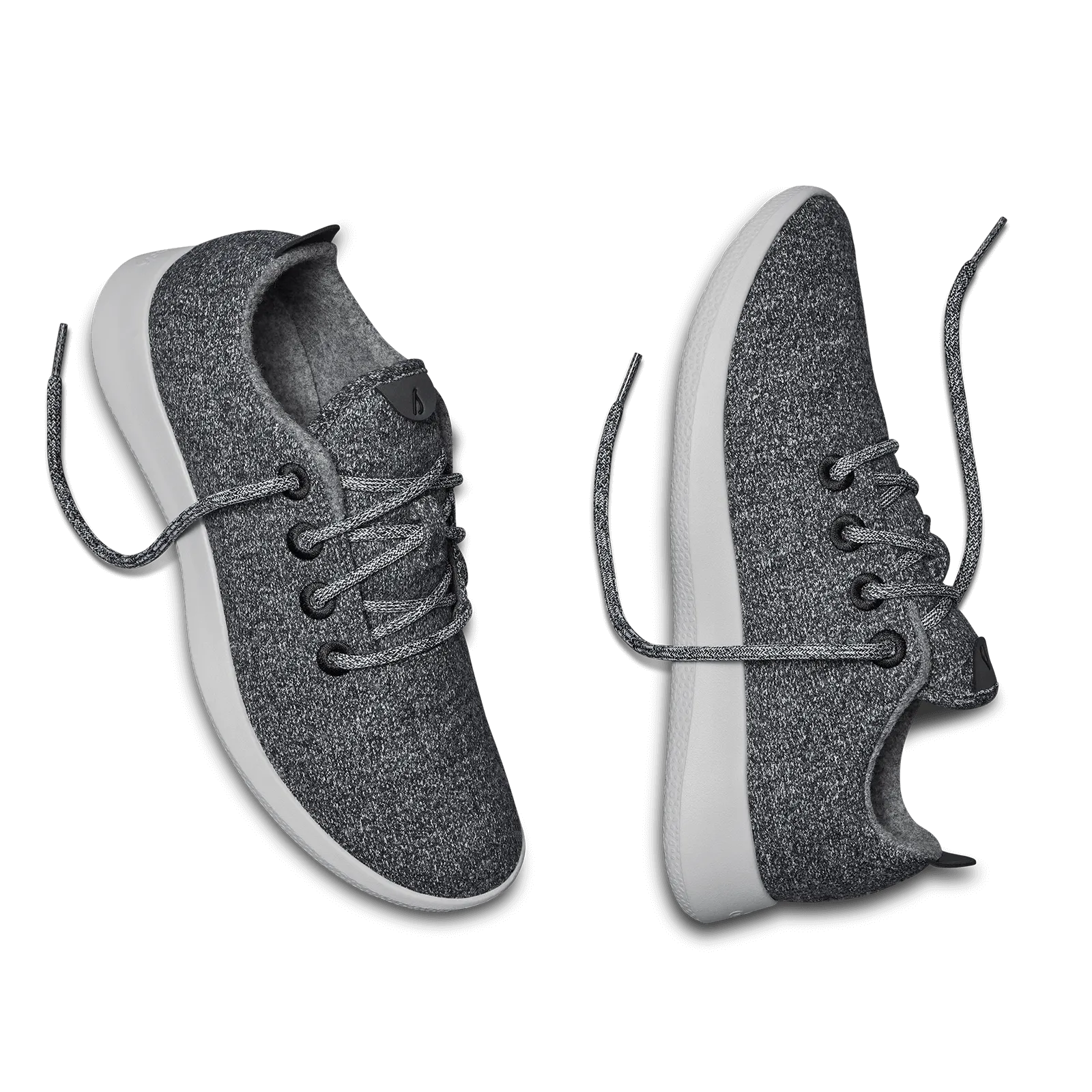 Men's Wool Runners - Natural Grey (Light Grey Sole)