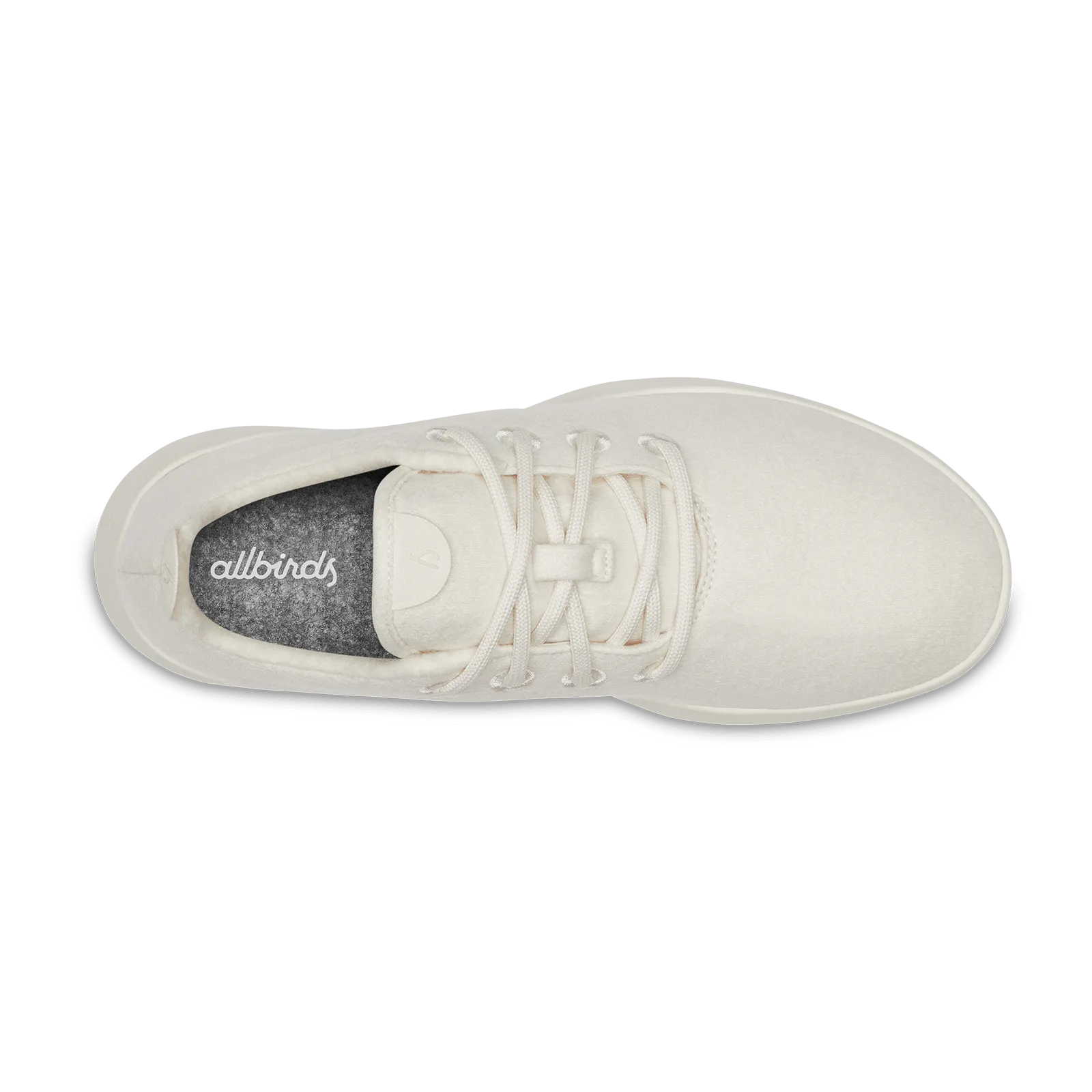 Men's Wool Runners - Natural White (Cream Sole)