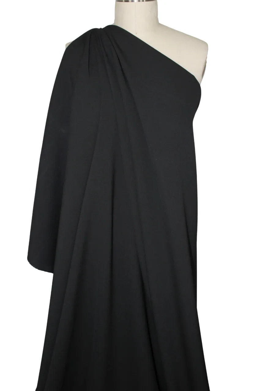 Midweight Stretch Wool - Black