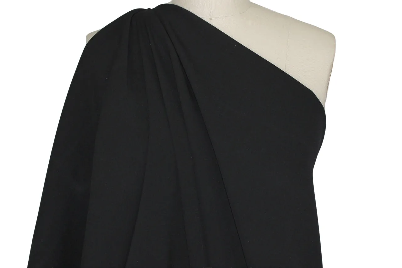 Midweight Stretch Wool - Black