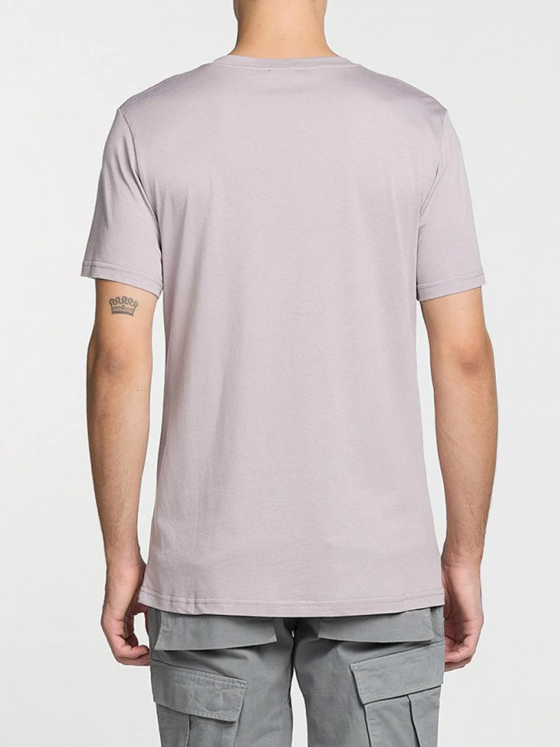 Modal Blend V-neck T-shirt Lavender