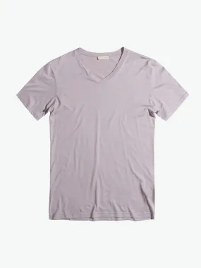 Modal Blend V-neck T-shirt Lavender