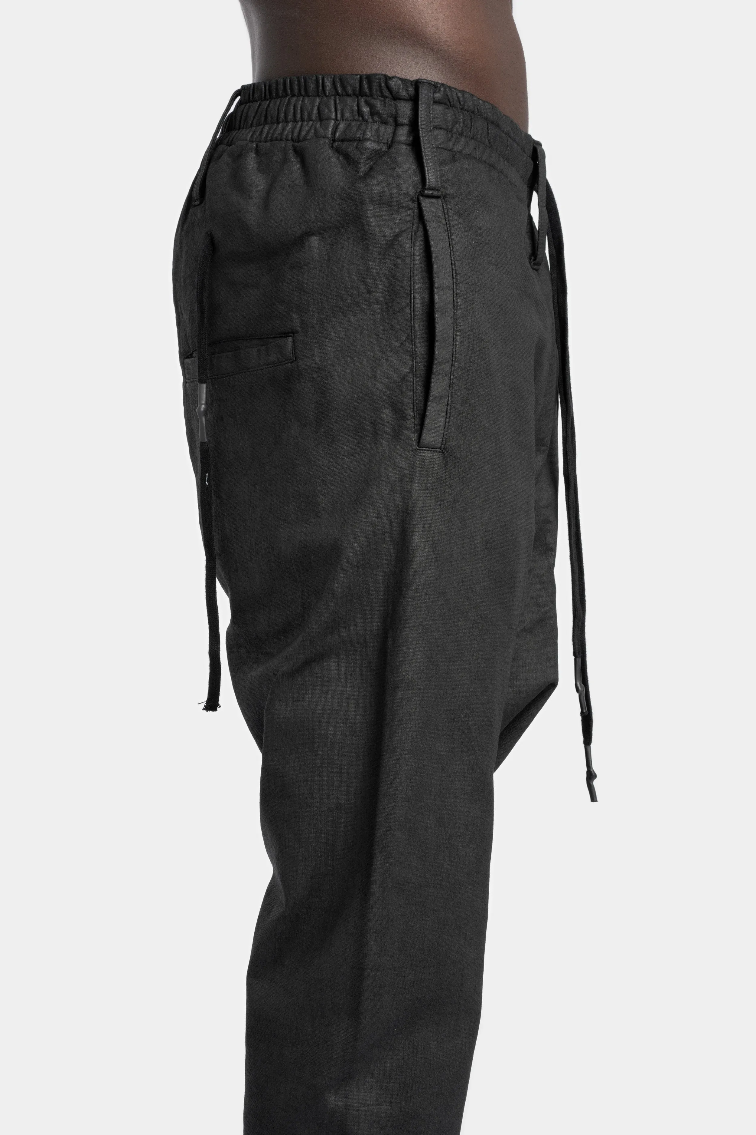 P33 - Drop crotch coated sweatpants