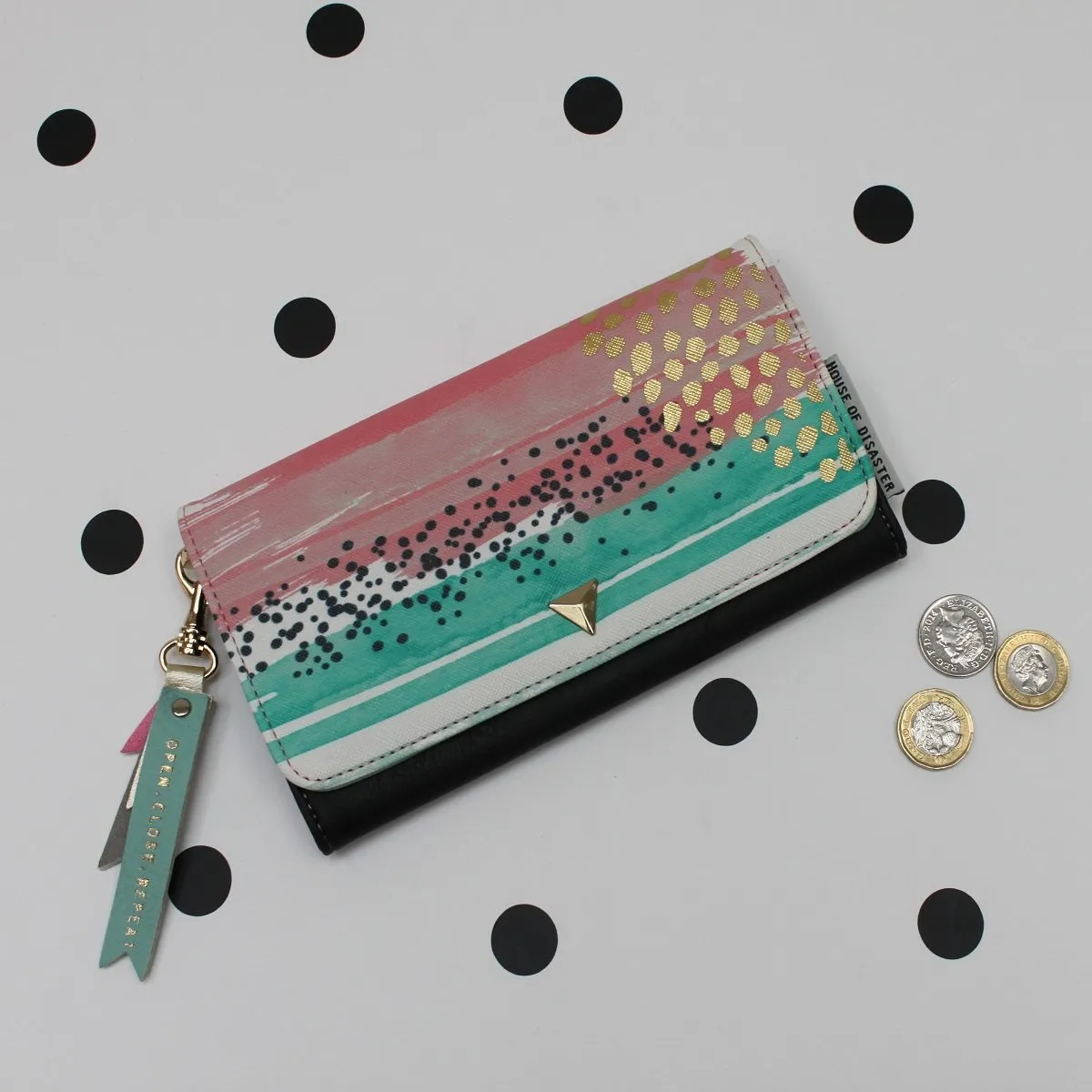 Paint Pattern Wallet