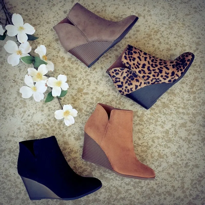 Pointed Toe Booties Winter Women Ankle Boots