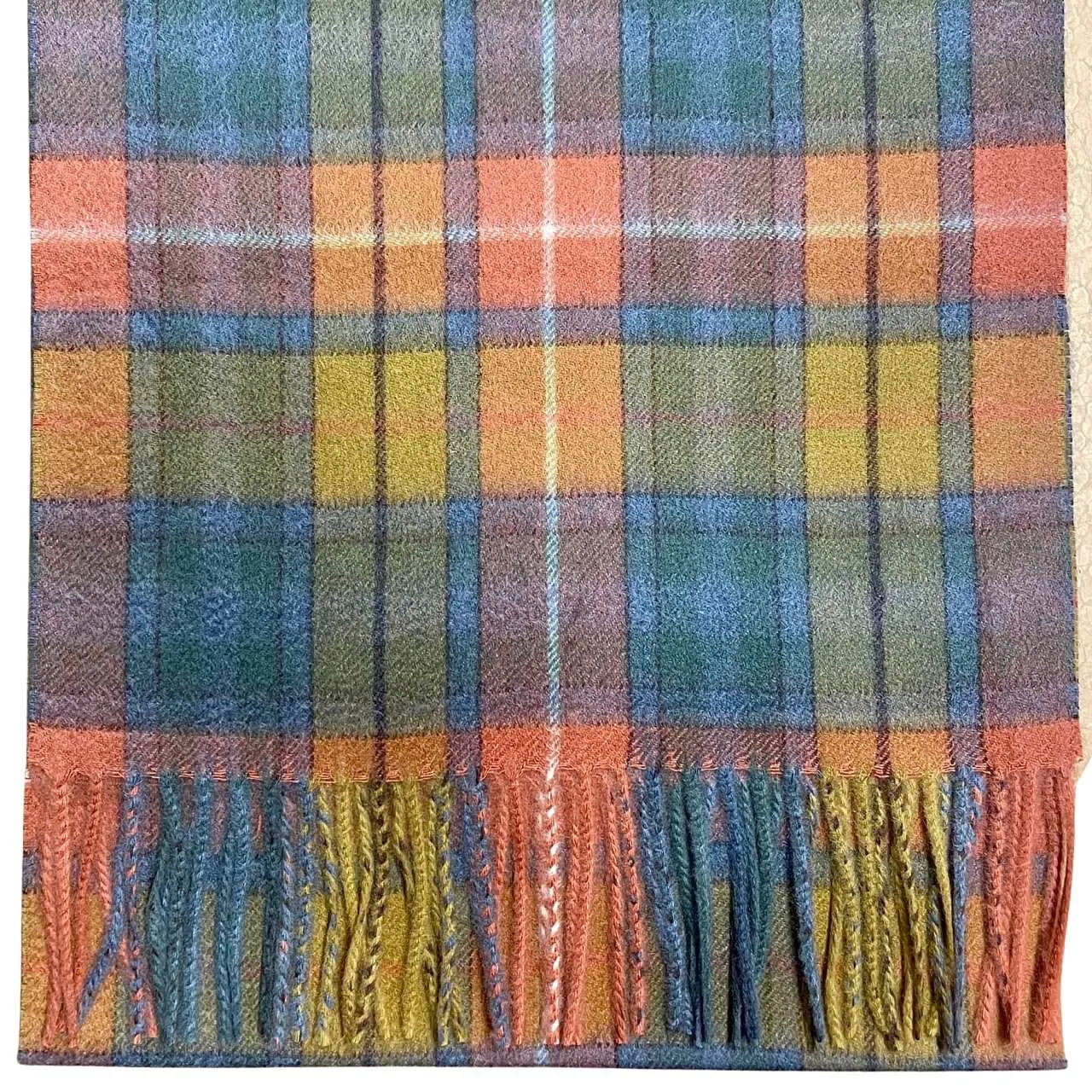 Pure Cashmere Scarf - Ancient Buchanan Tartan