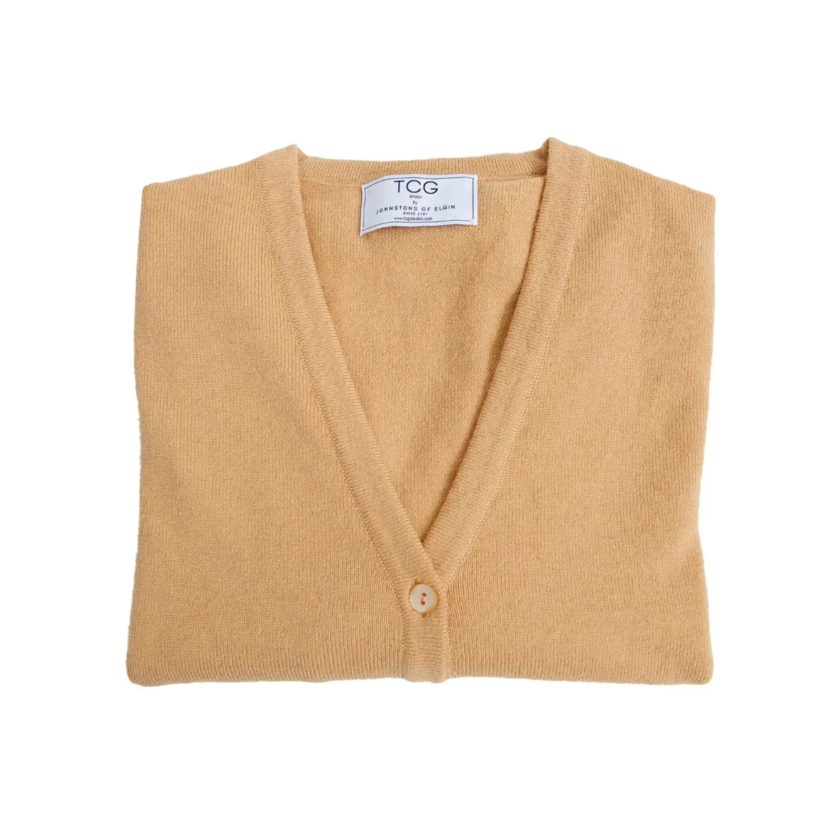 Regular Fit Cashmere V-Neck Short Cardigan