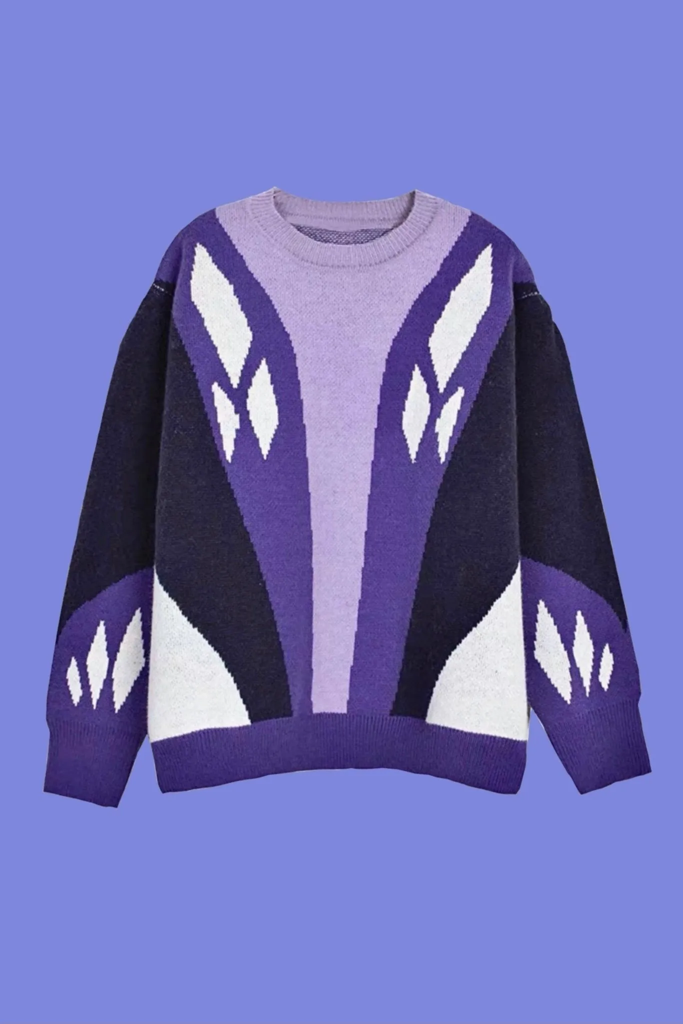 Retro crew neck sweater