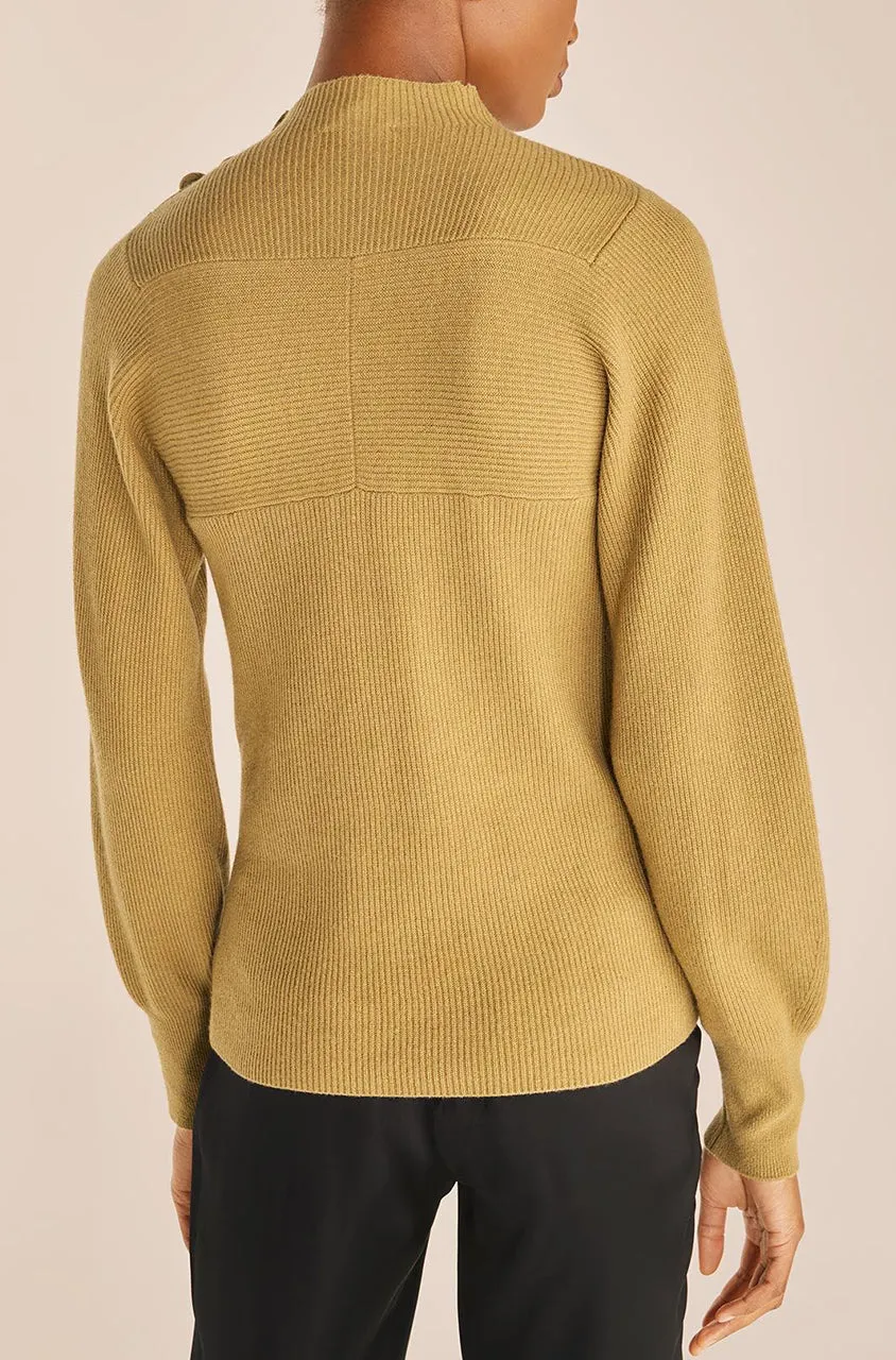 Rib Mock Neck