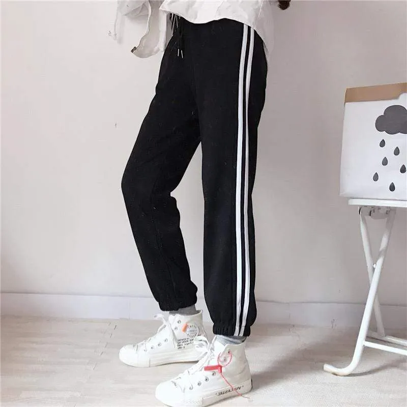 Spring Loose Drawstring Joggers