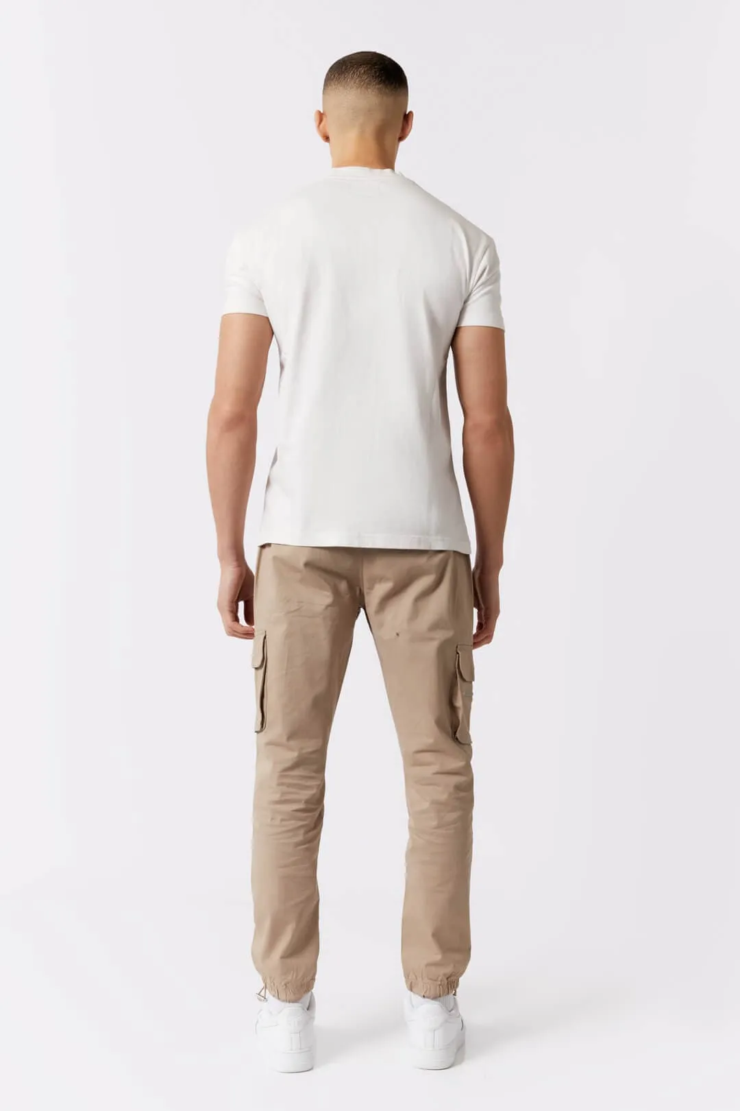 UTILITY CARGO PANTS - BEIGE