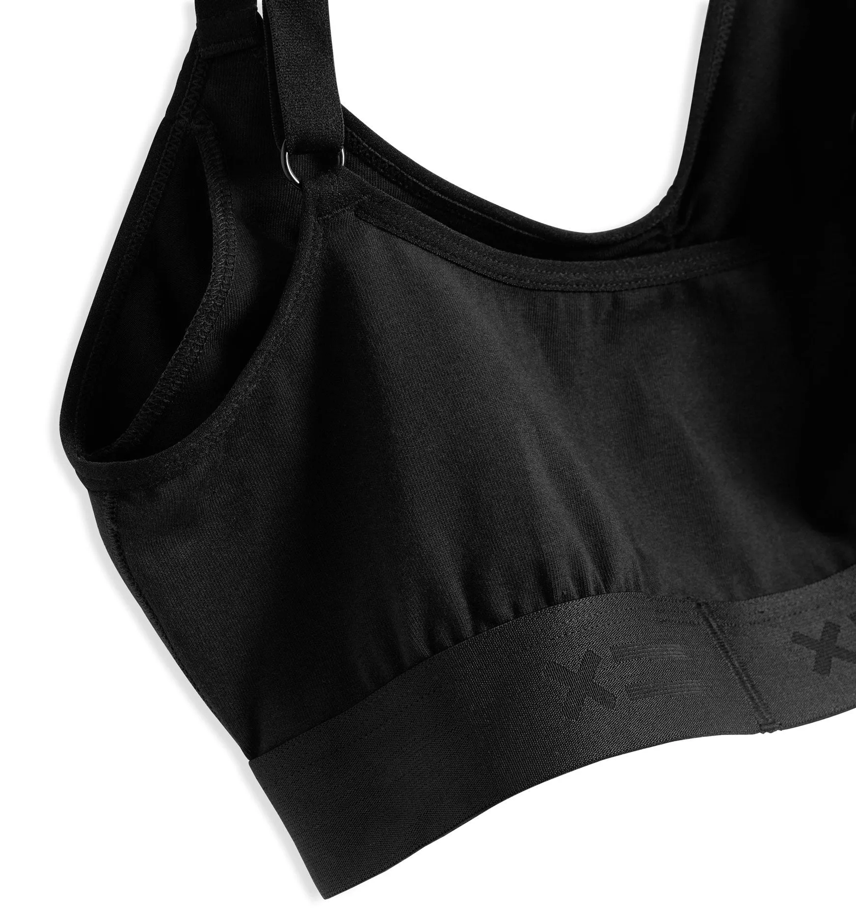 V Neck Bralette - X= Black