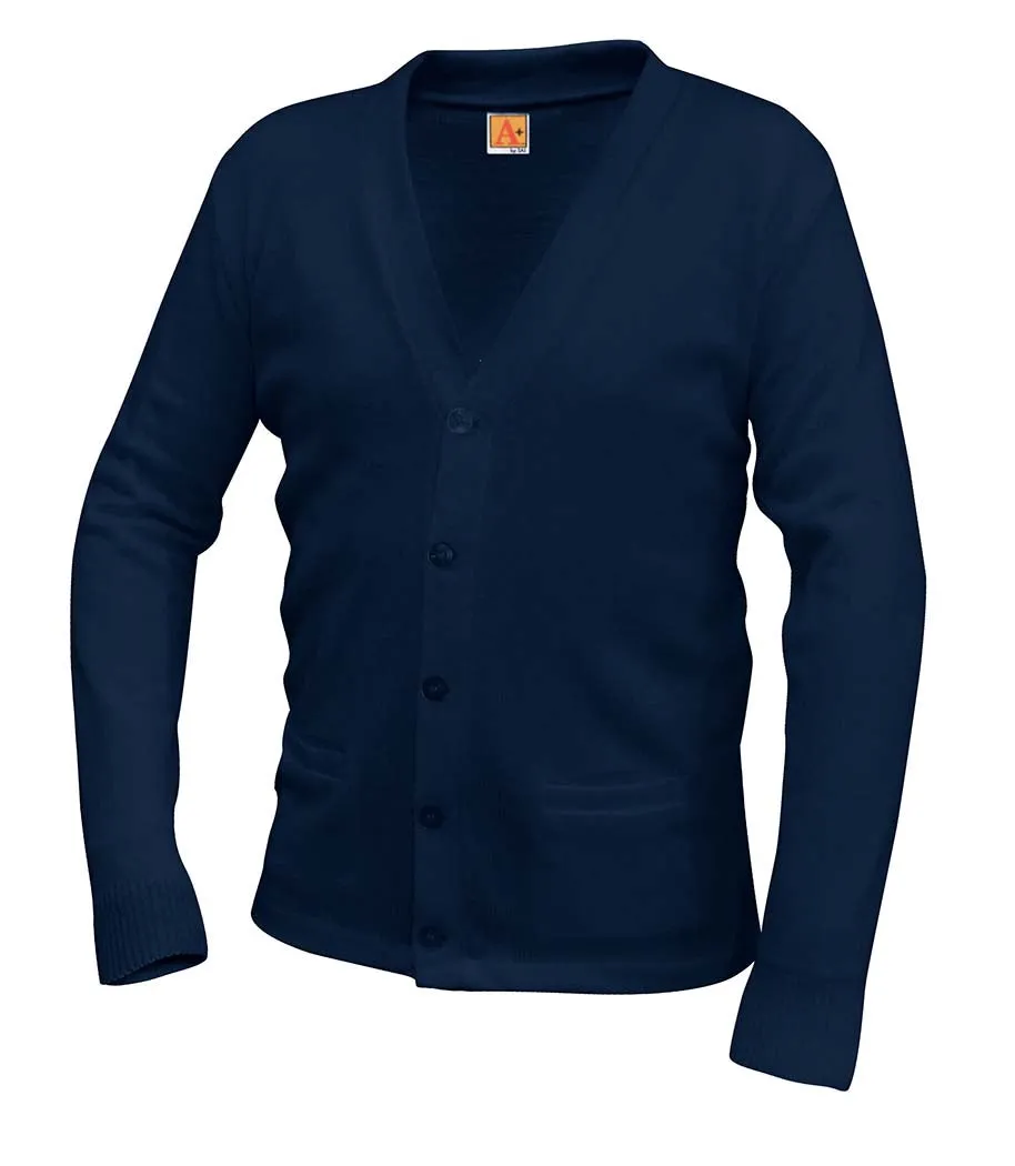 V-Neck Cardigan - SJS - Navy