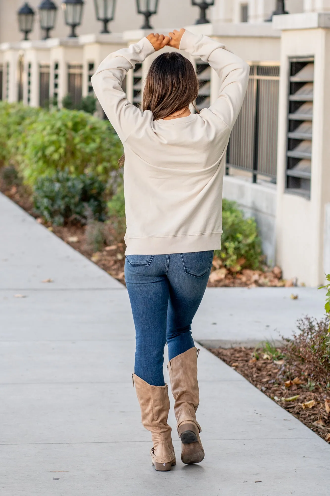 Vintage Longhorn Graphic Cozy Pull Over Sweater