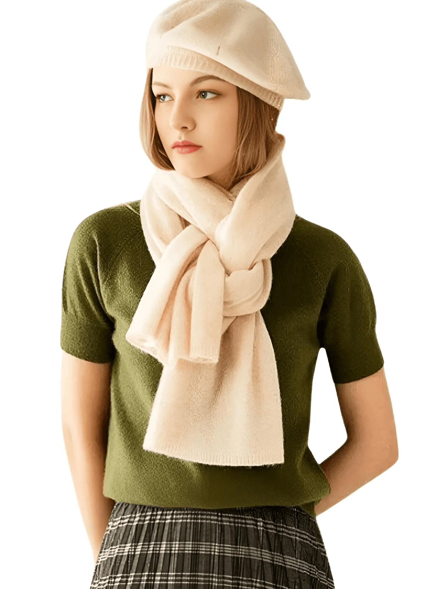 Women's Cashmere Scarf - 100% Goat Cashmere