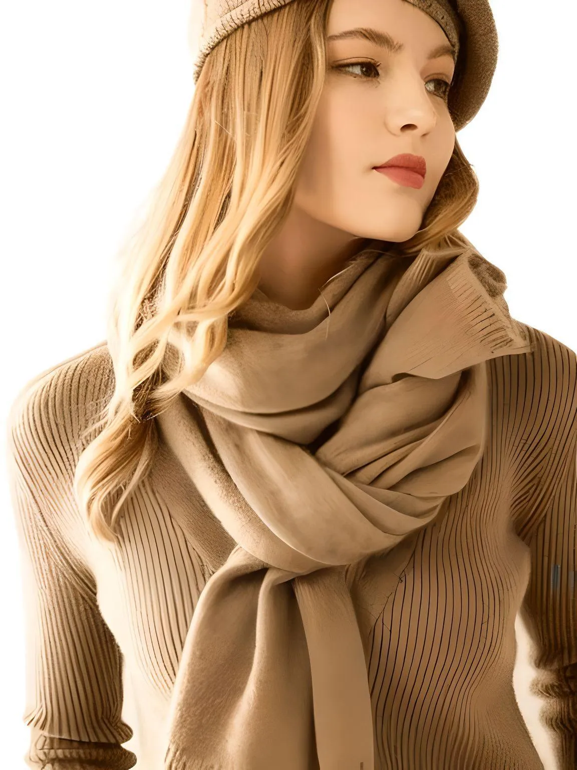 Women's Cashmere Scarf - 100% Goat Cashmere