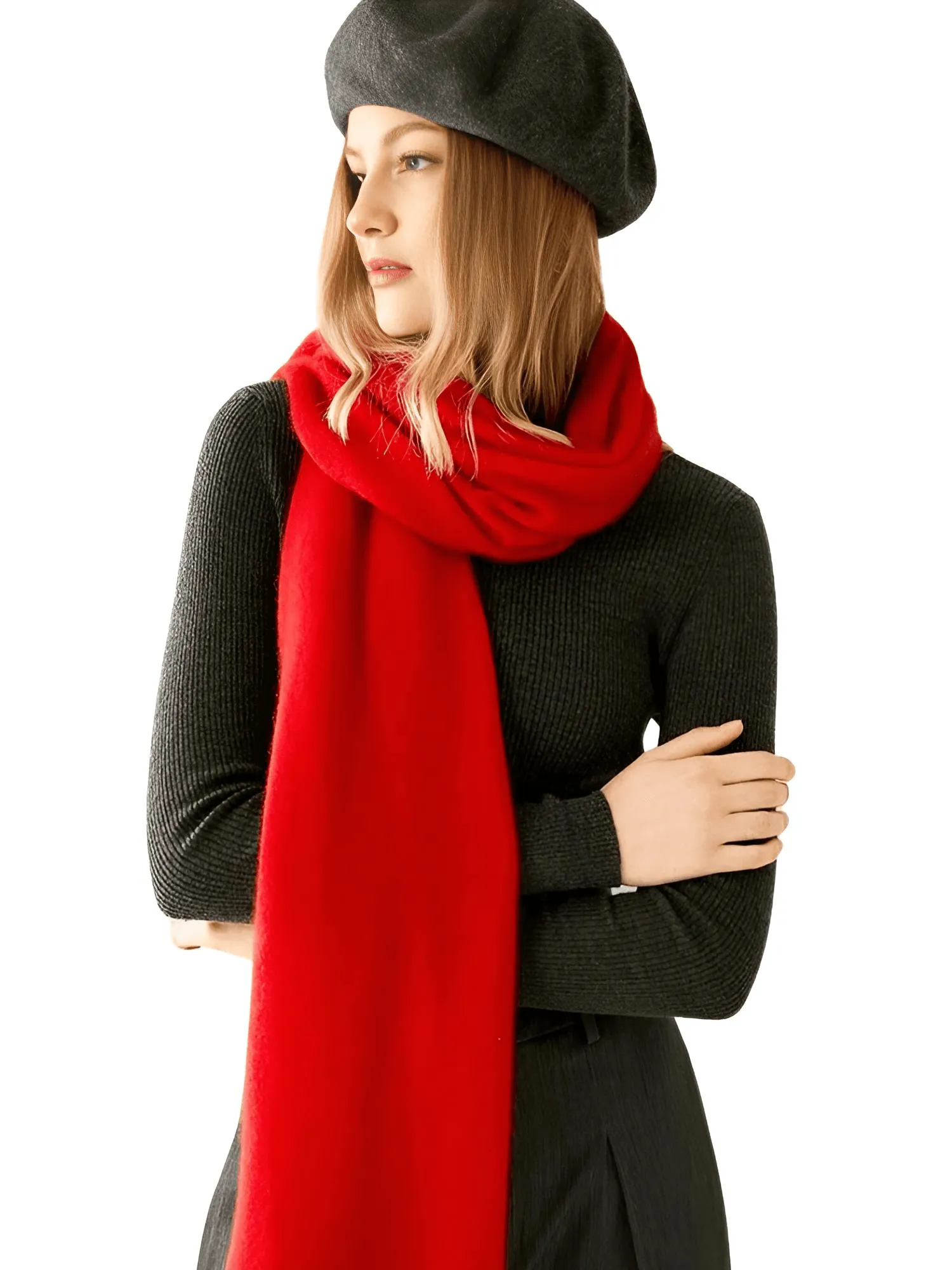 Women's Cashmere Scarf - 100% Goat Cashmere